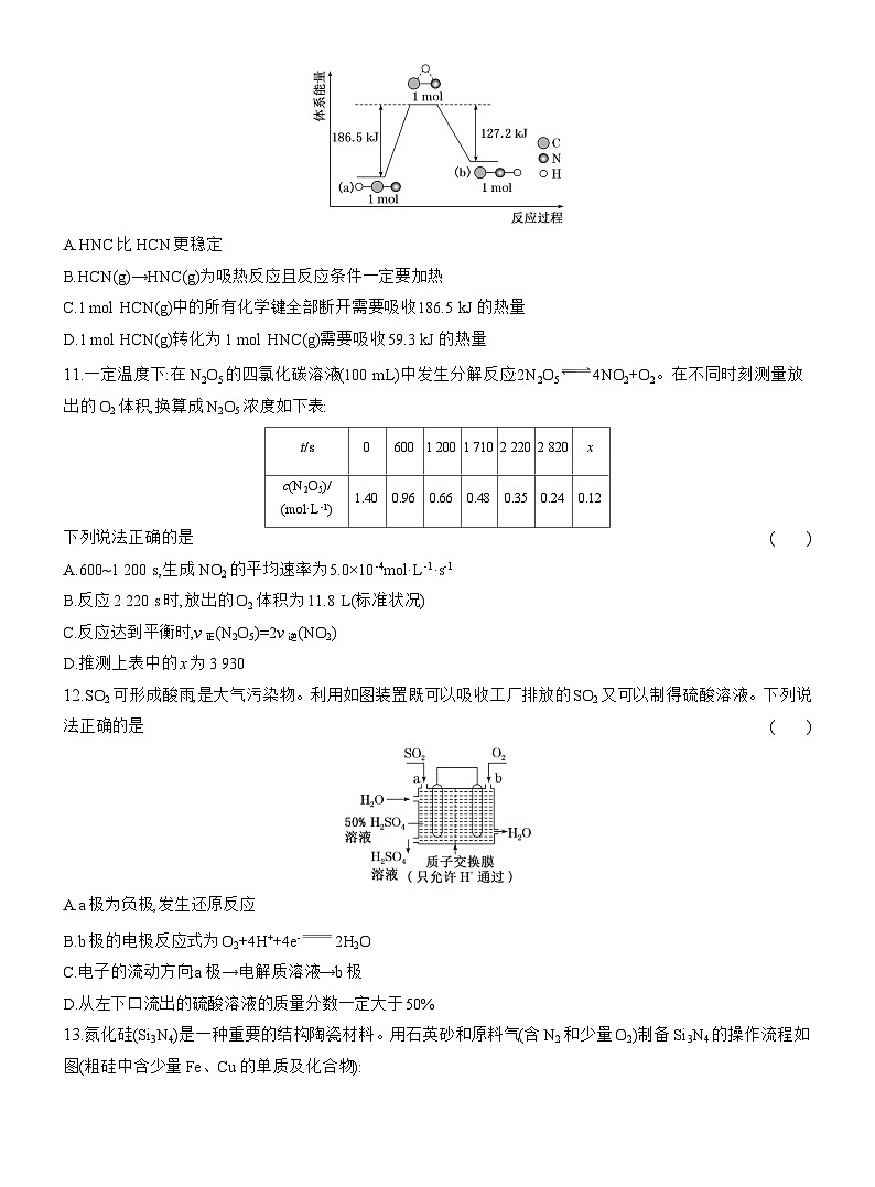 高一化学（人教版必修二）试题模块质量检测（二）（Word版附解析）第3页