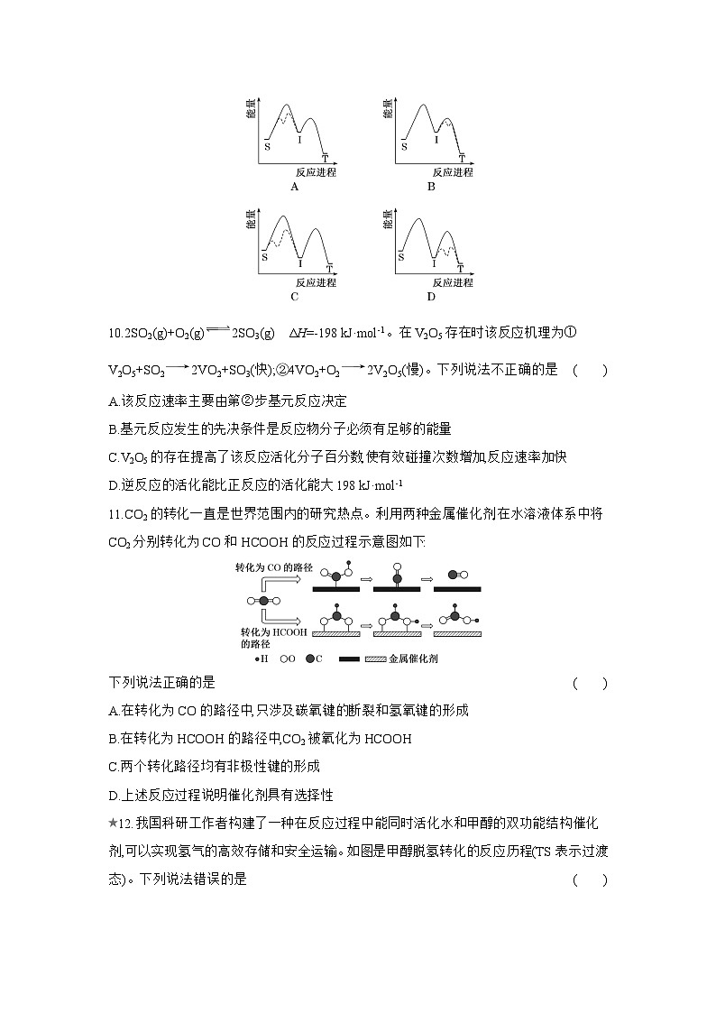 高二化学（人教版选择性必修一）试题课时跟踪检测2.1.3活化能（Word版附解析）第3页