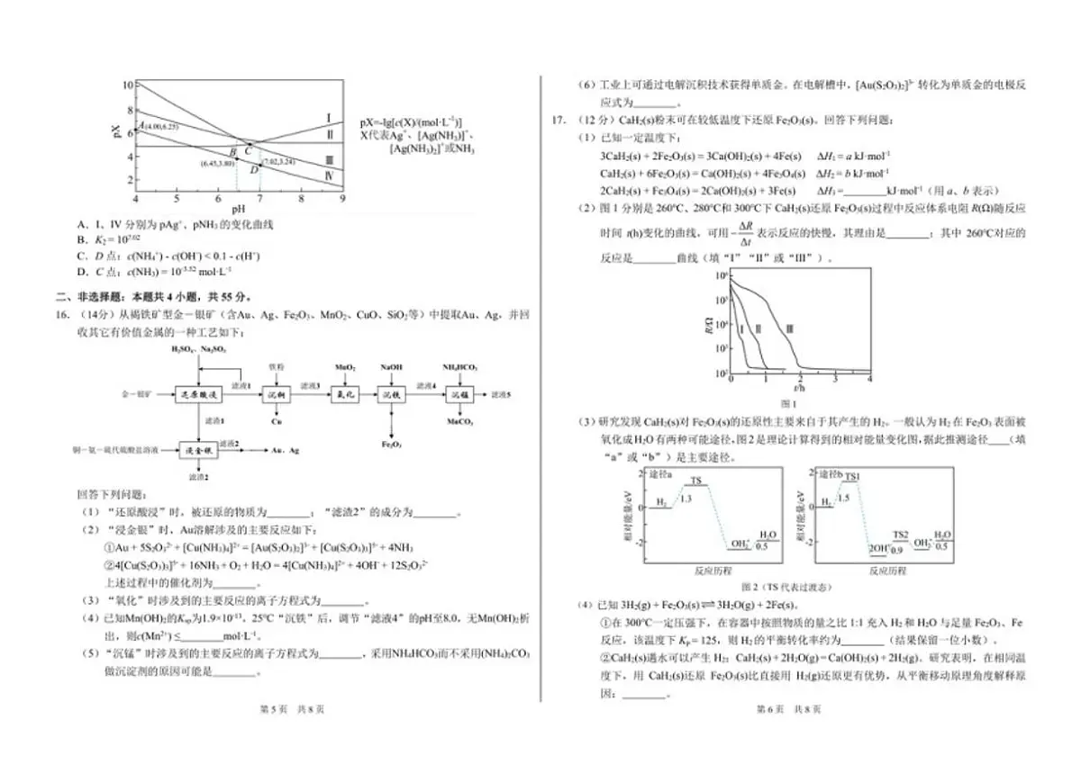 2025-2026学年山东省日照第一中学高三上学期12月化学试题（有答案）第3页