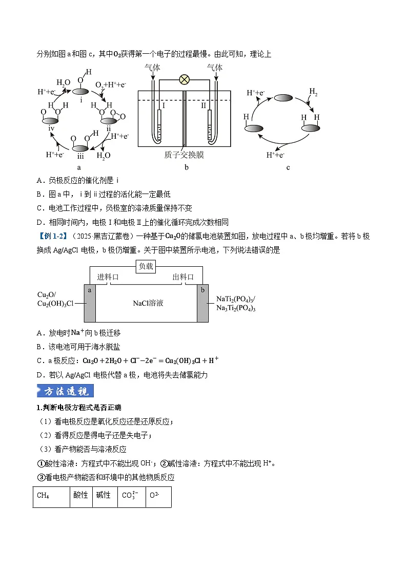 题型10 新型电化学装置分析 （全国通用）（原卷版）第2页