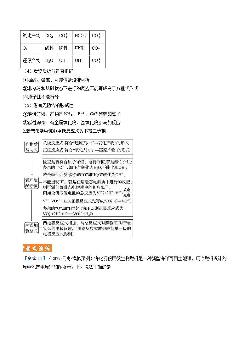 题型10 新型电化学装置分析 （全国通用）（原卷版）第3页