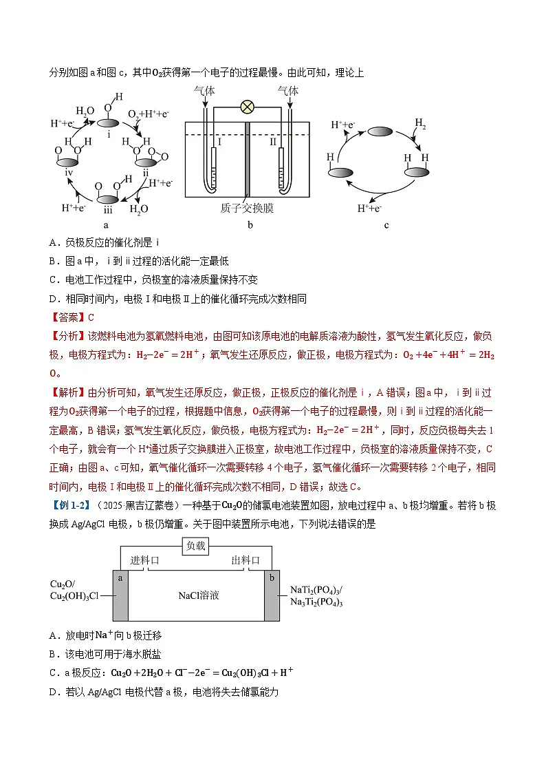 题型10 新型电化学装置分析 （全国通用）（解析版）第2页