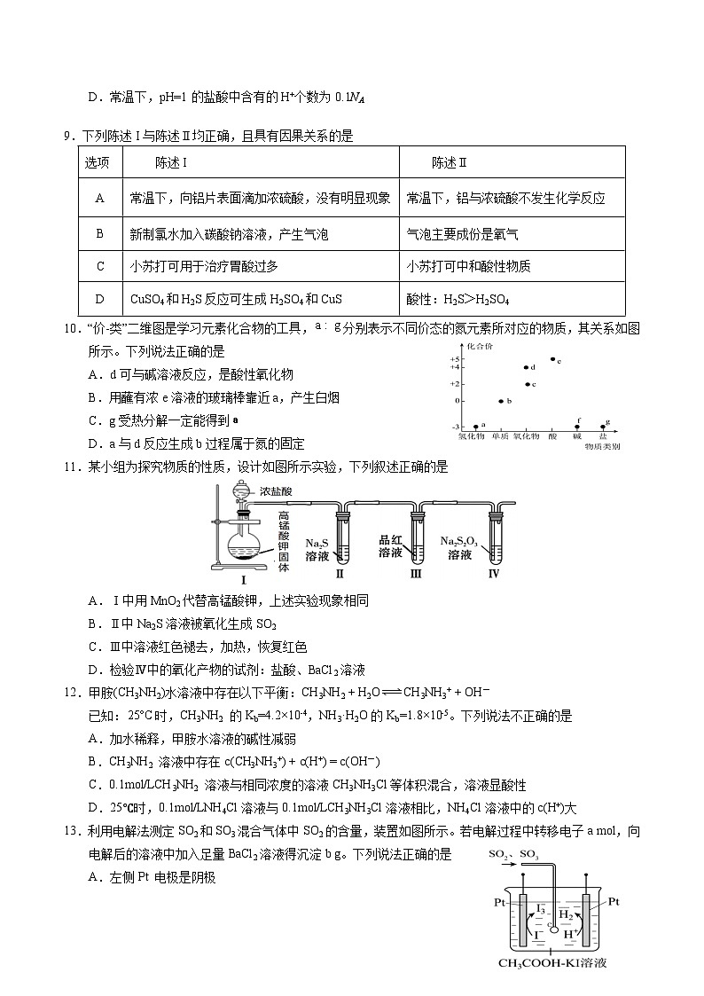 广东省六校联盟2026届高三上学期第三次联考化学试卷（Word版附答案）第3页