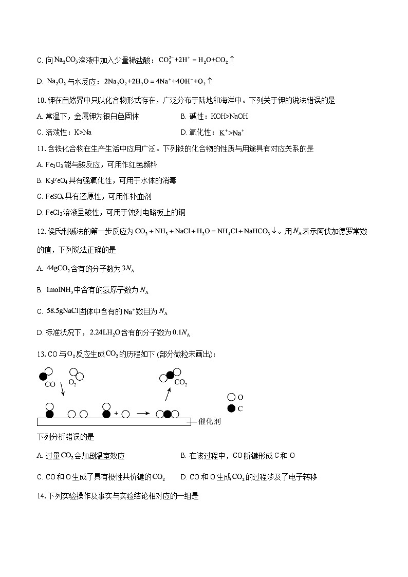 广东省广州市顶峰培训机构2025-2026学年高一上学期联考化学试题-自定义类型第3页
