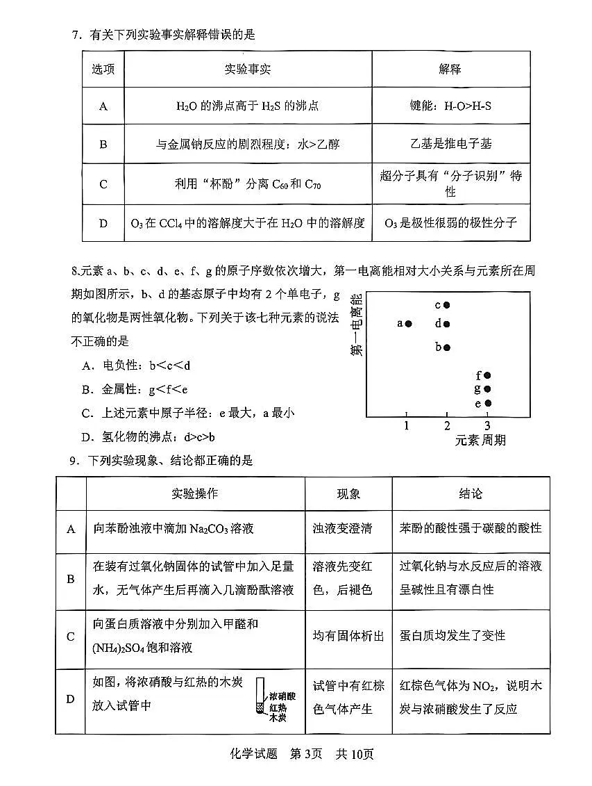 化学第3页