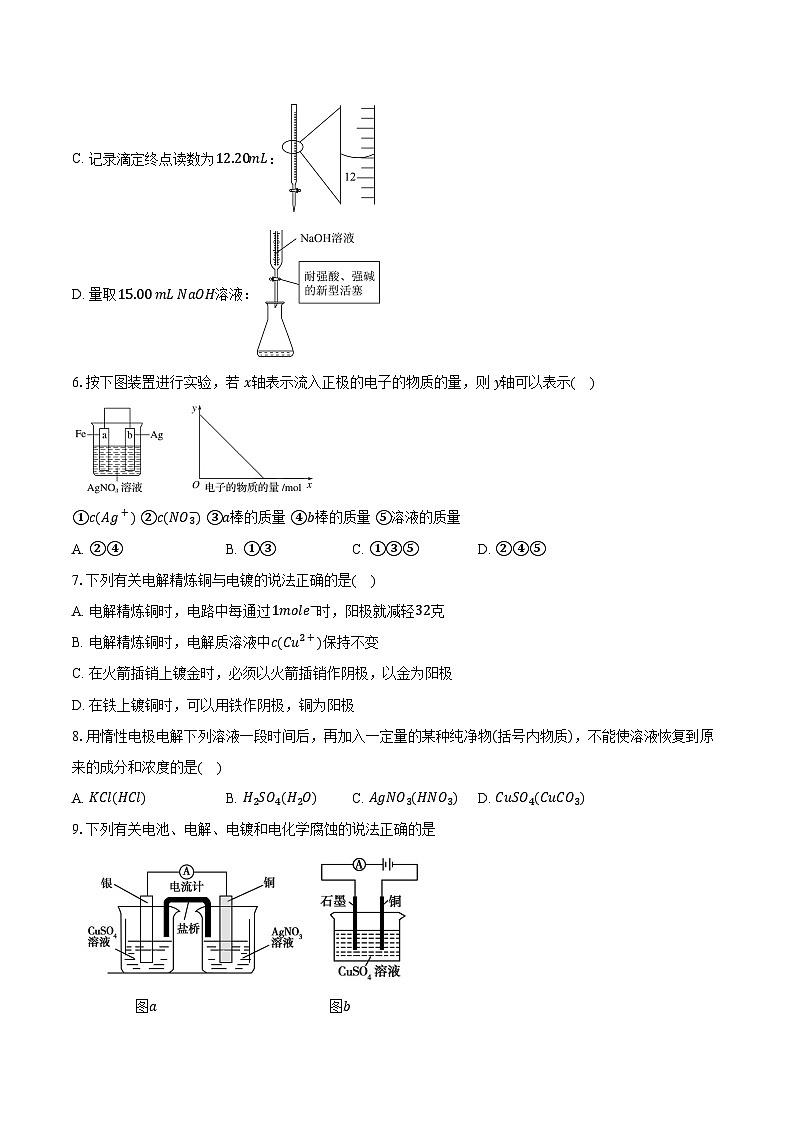 宁夏吴忠市2025-2026学年高二（上）期末模拟化学试卷（A卷）第2页