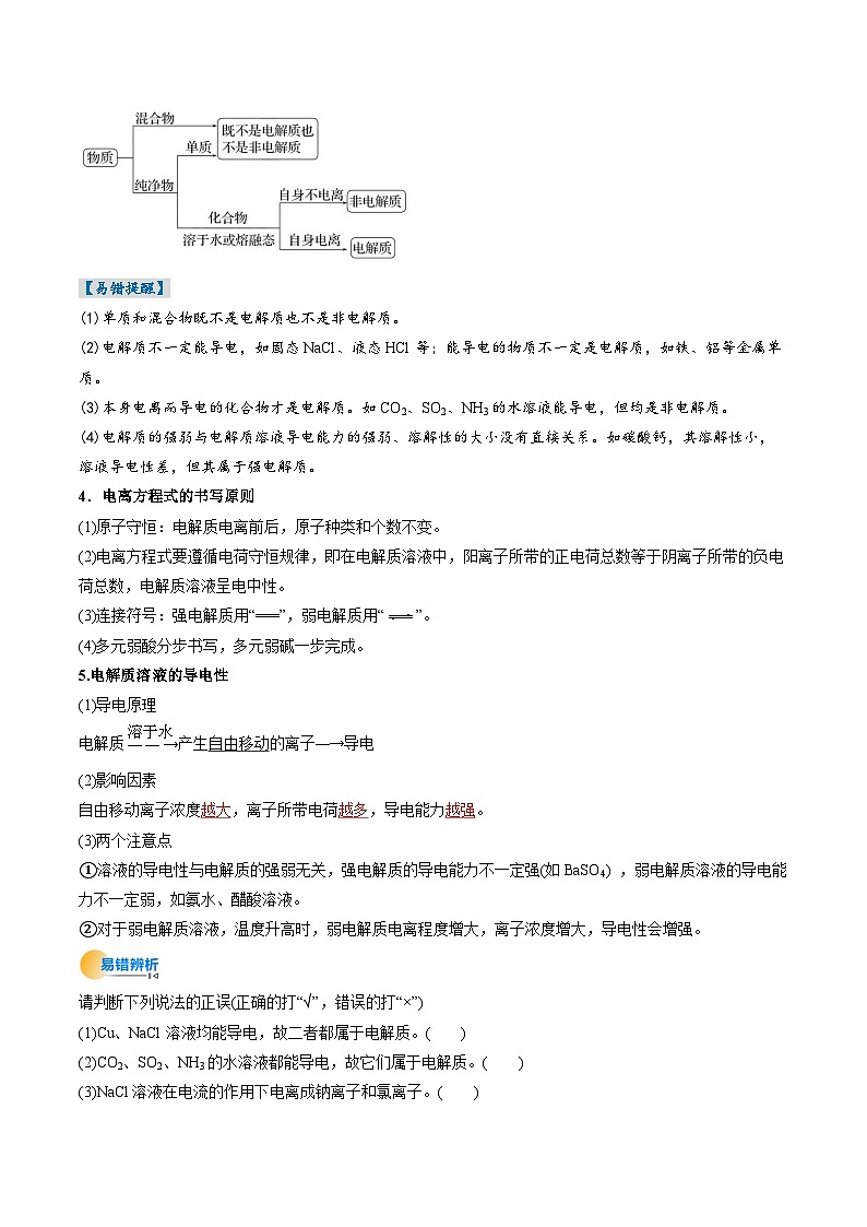 离子反应离子方程式（核心考点精讲精练）-高考化学一轮复习考点帮（新高考通用）（解析版）第3页