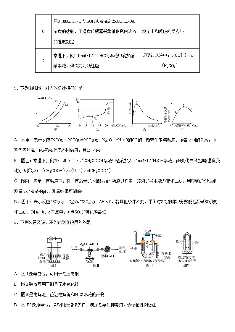 2024-2025学年辽宁省名校联盟高二下学期3月月考化学试卷（学生版）第2页