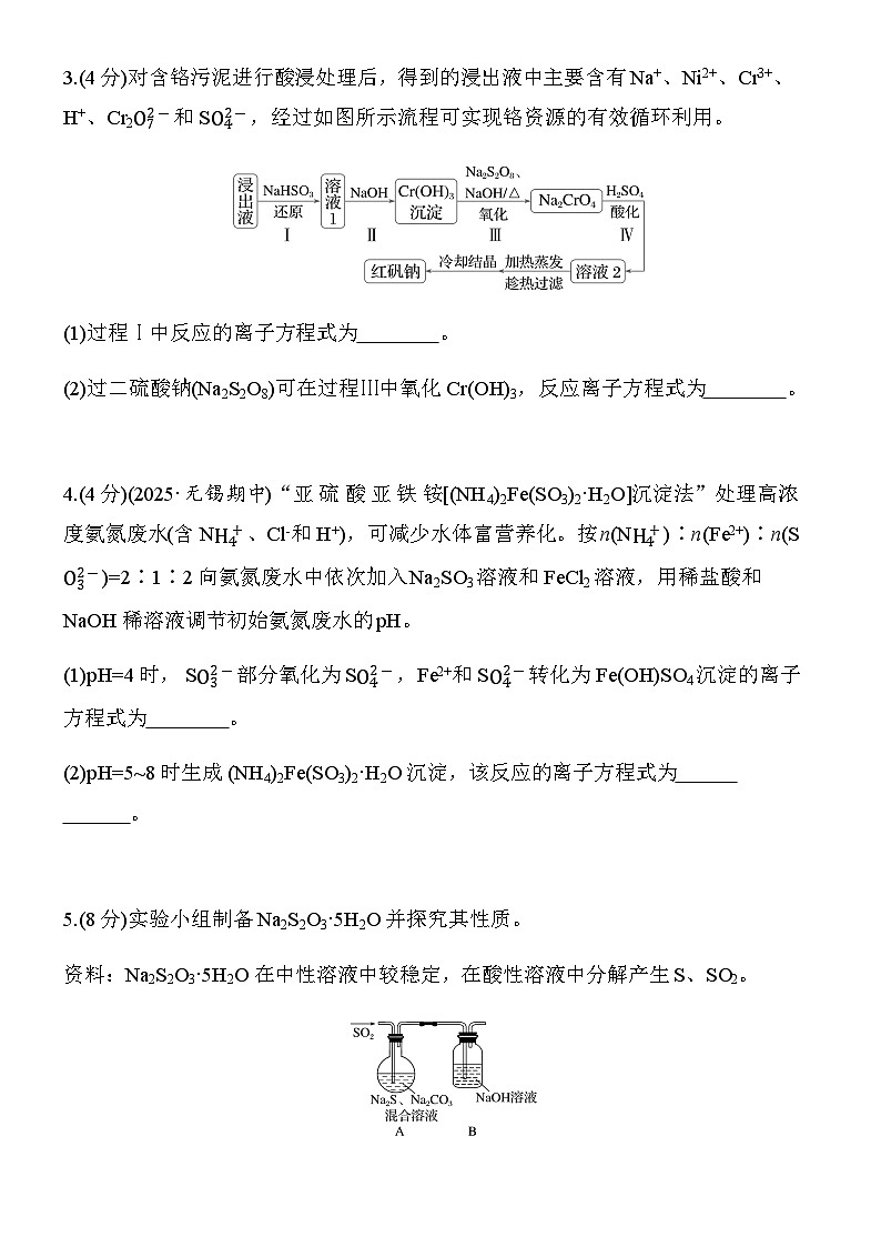 第11练　特定情境下化学(离子)方程式的书写(二)（学生版）第2页