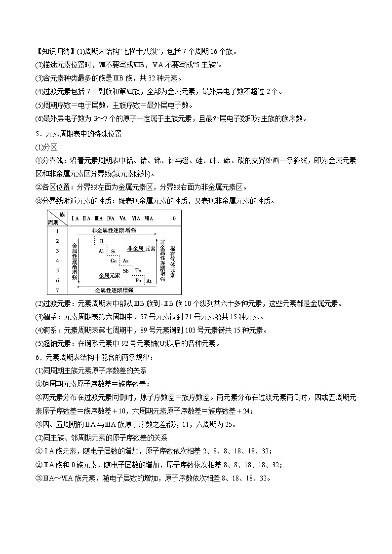 高考化学二轮复习核心考点讲与练专题六 元素周期律与元素周期表（解析版）第2页