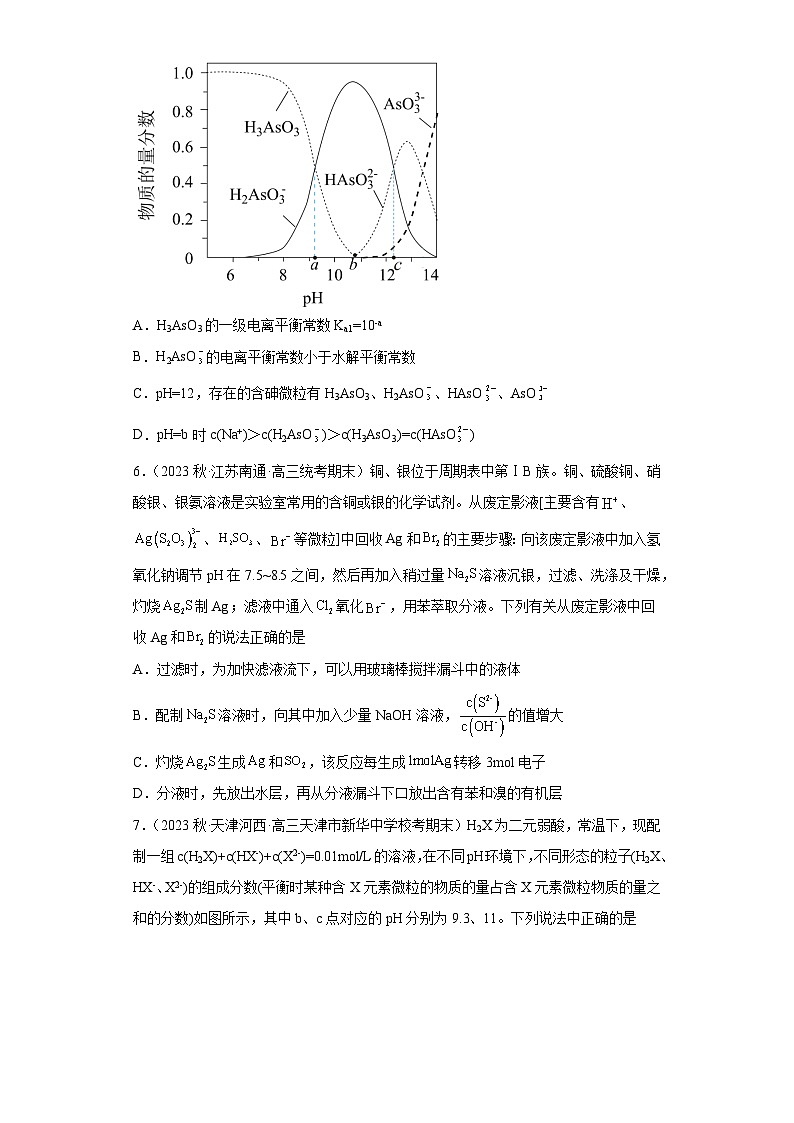 高考化学二轮复习核心考点讲与练专题十五 盐类的水解（专练）（原卷版）第3页