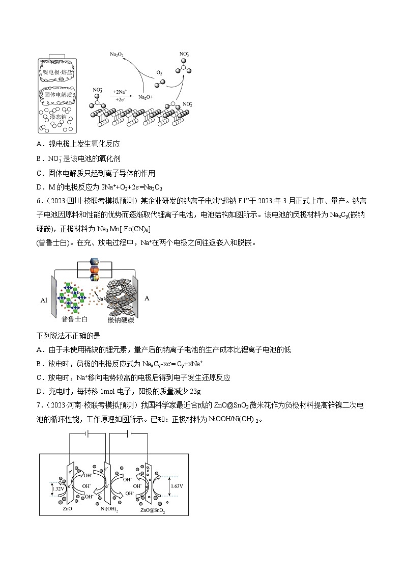 高考化学一轮复习考点讲练测第六章 化学反应与能量（测试）（原卷版）第3页