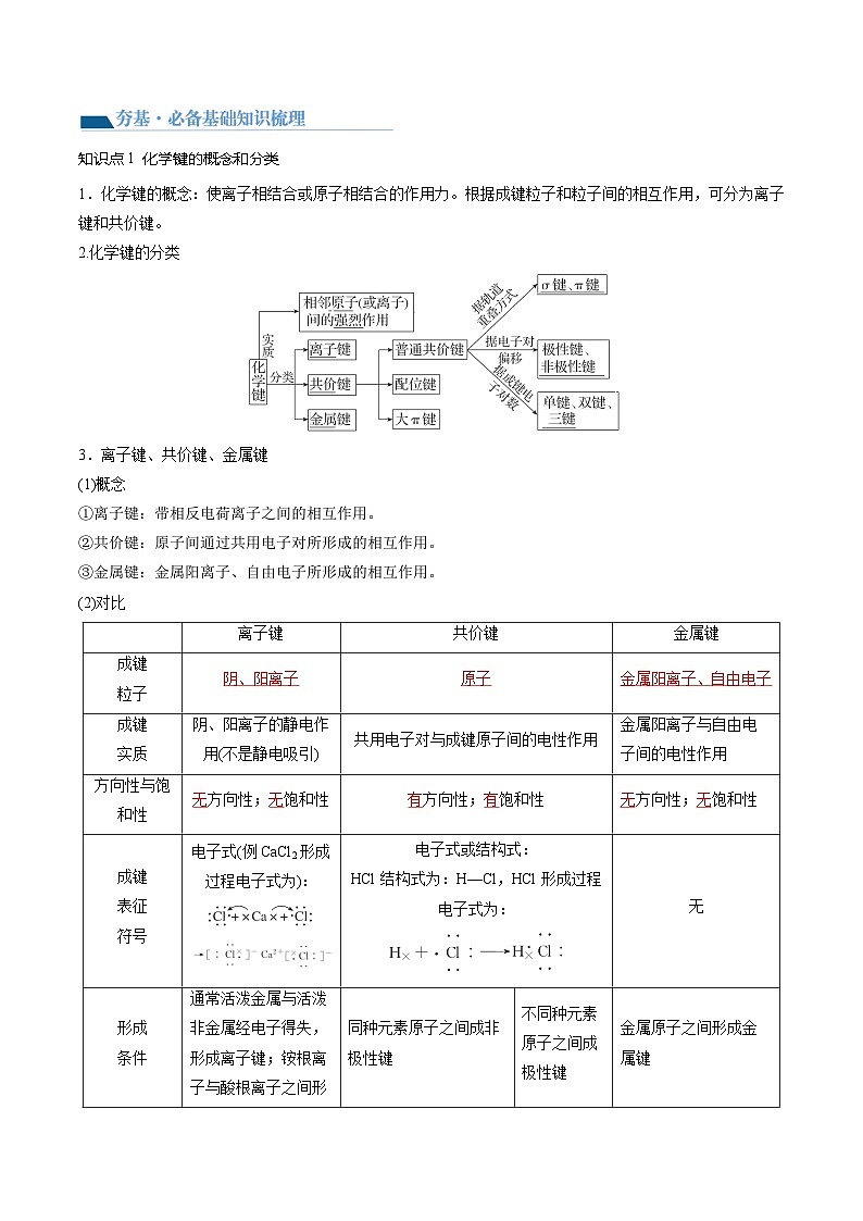 高考化学一轮复习考点讲练测第18讲 化学键（讲义）（解析版）第3页