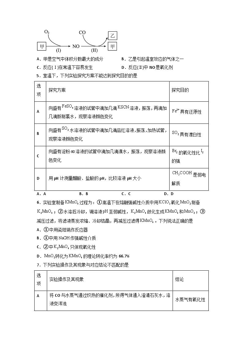 高考化学二轮复习压轴题专项练习01 氧化还原反应的概念及规律（原卷版）第3页
