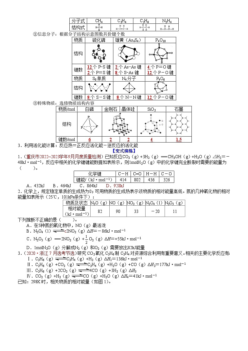高考化学二轮热点题型归纳与变式演练专题15 反应热计算的几种类型（学生版）第3页