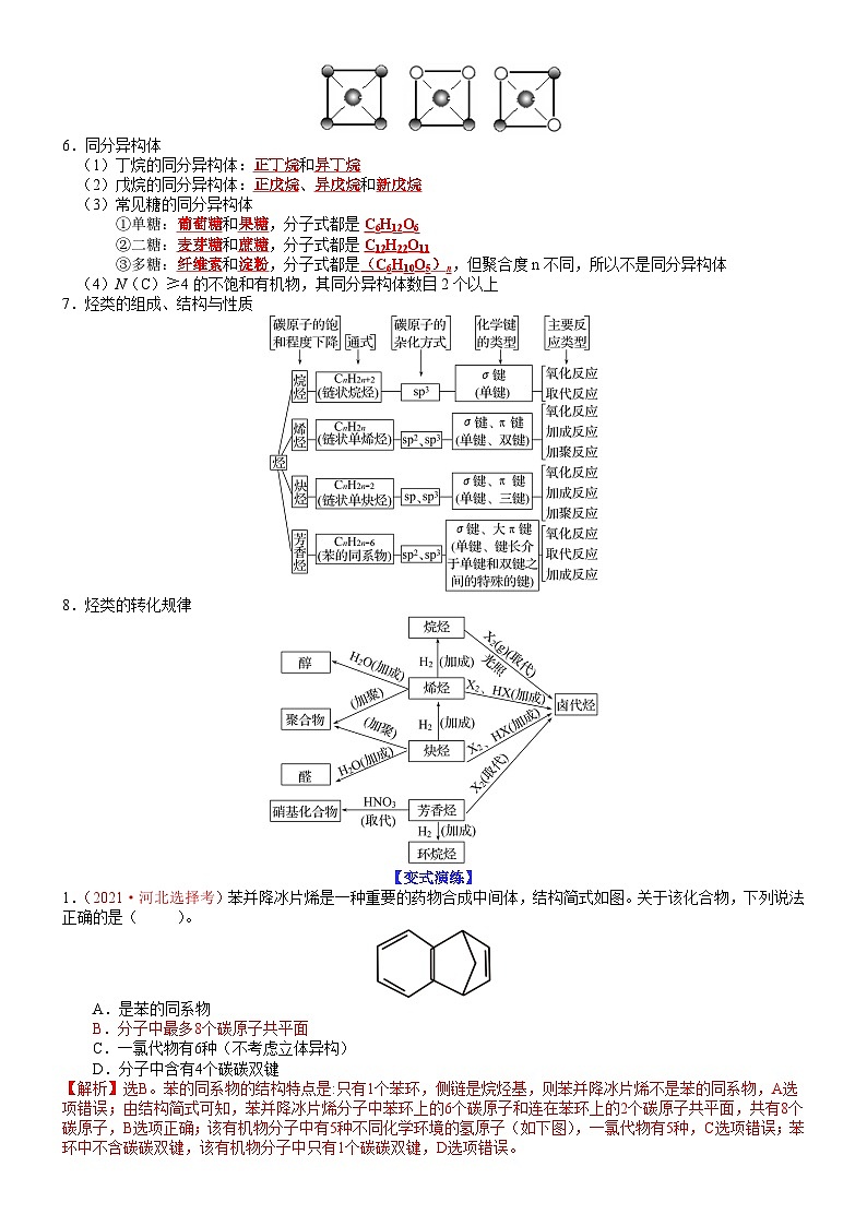 高考化学二轮热点题型归纳与变式演练专题30 有机物的结构和性质（教师版）第3页