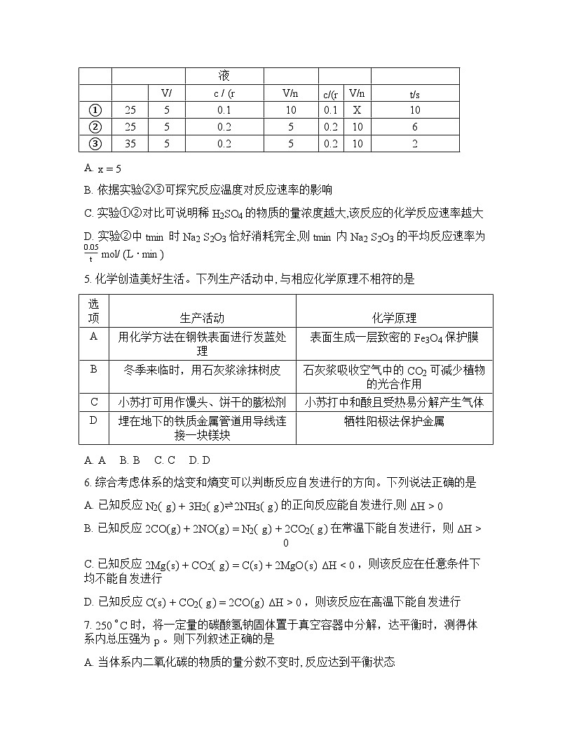 河北衡水市安平中学2025-2026学年高二年级下学期假期作业检测化学试卷含答案第2页