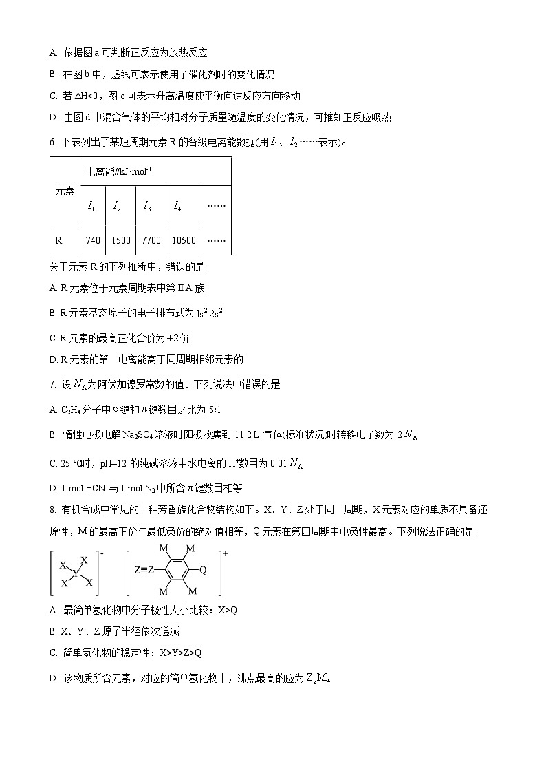 辽宁辽西重点高中2025-2026学年下学期高二开学联考化学试题（原卷版）第2页