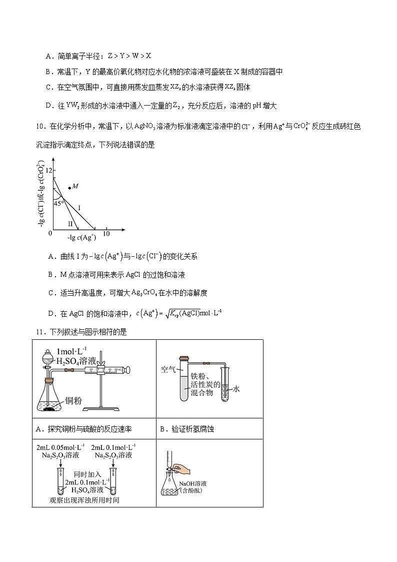 河北省保定市重点高中2025-2026学年高二下学期3月开学自测试卷 化学（含解析）第2页