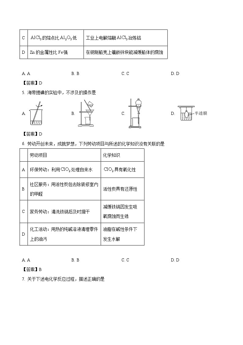 广东省深圳市2026届高三下学期一模考前适应性训练 化学试卷（含解析）第2页