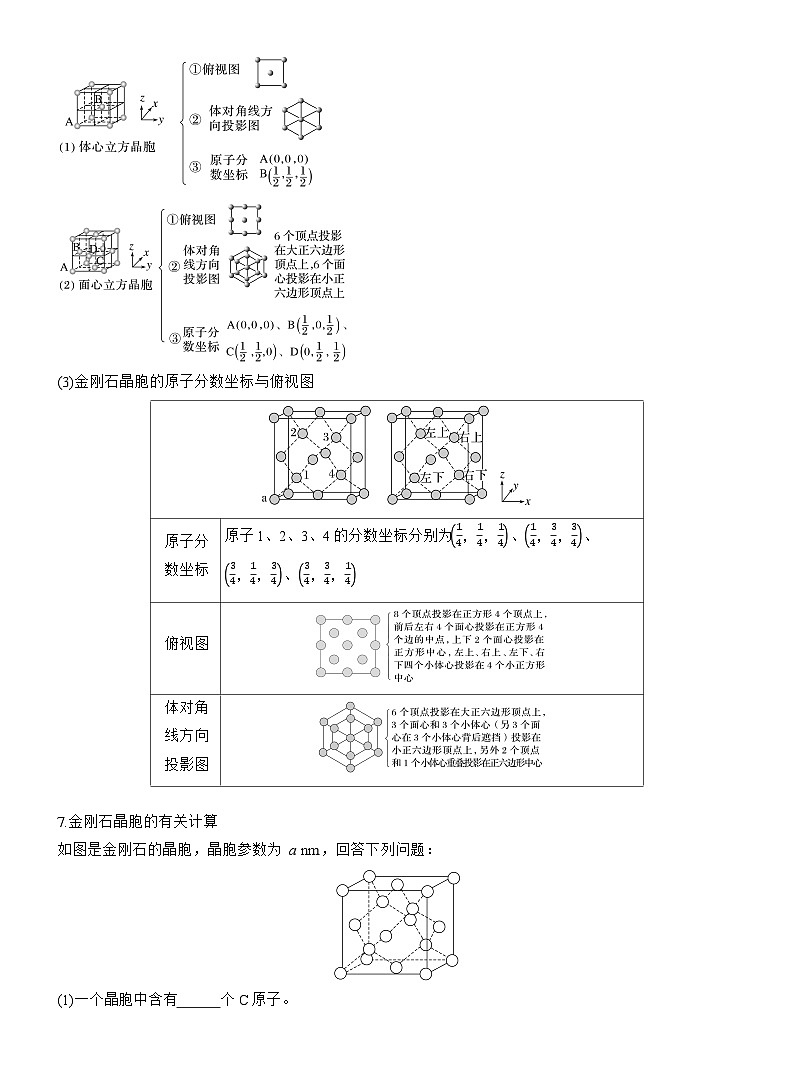 2026高三二轮专题复习化学习题_专题三　主观题突破4　晶体类型与性质　晶体结构（含解析）第3页