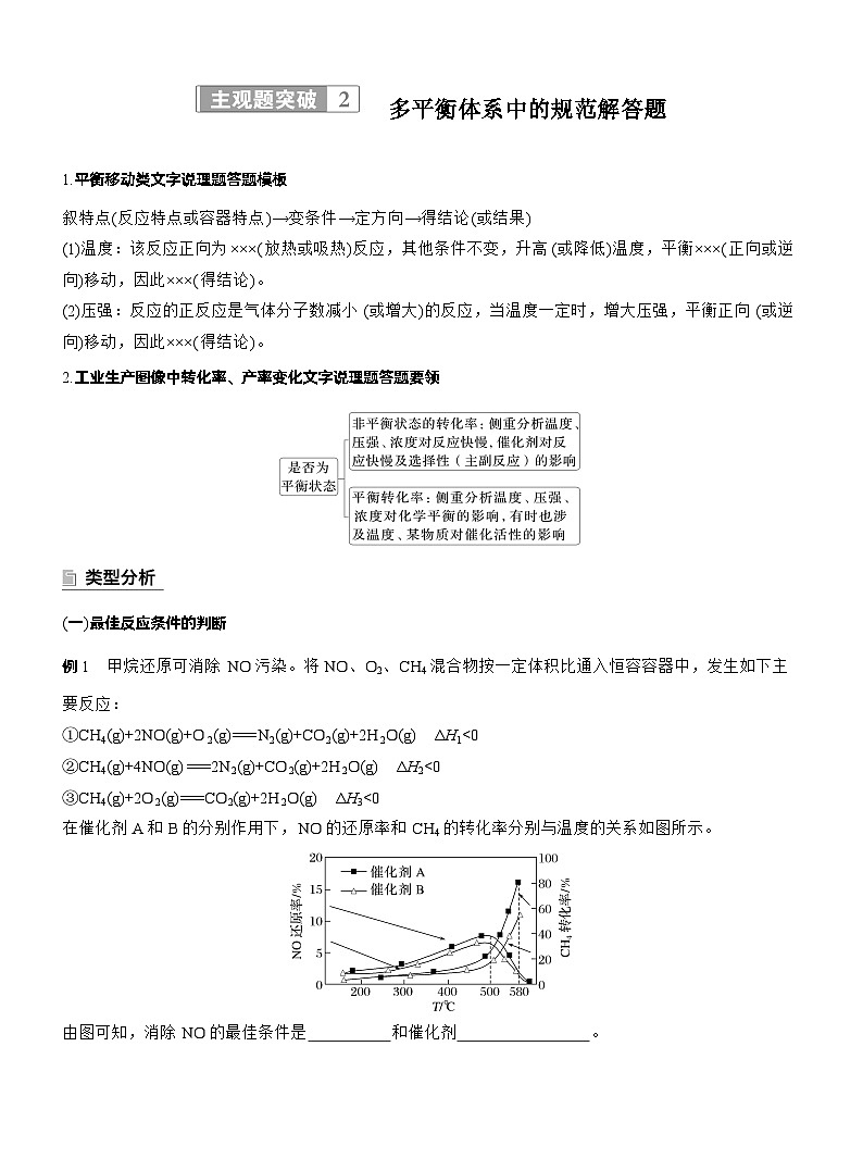 2026高三二轮专题复习化学习题_专题五　主观题突破2　多平衡体系中的规范解答题（含解析）第1页