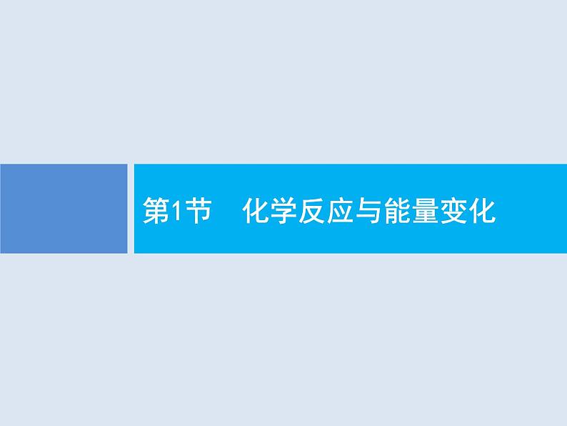 2020版高考化学人教版大一轮课件：第6单元 第1节 化学反应与能量变化02