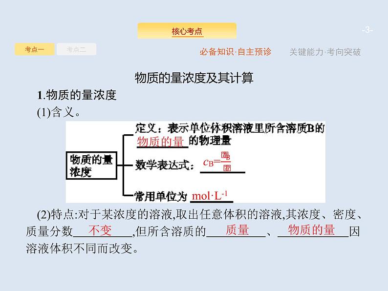 2020版高考化学人教版大一轮课件：第1单元 第2节 物质的量浓度及其计算03