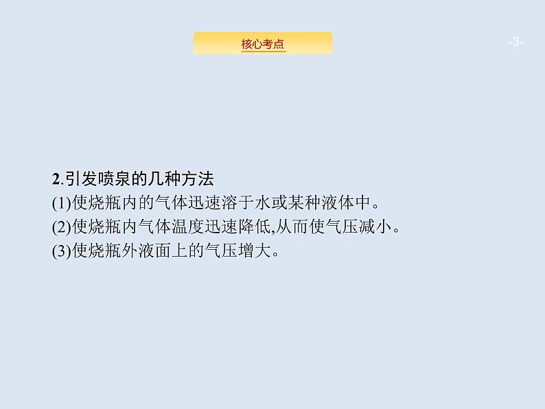 2020版高考化学人教版大一轮课件：高考提分微课（8）喷泉实验的原理及应用03