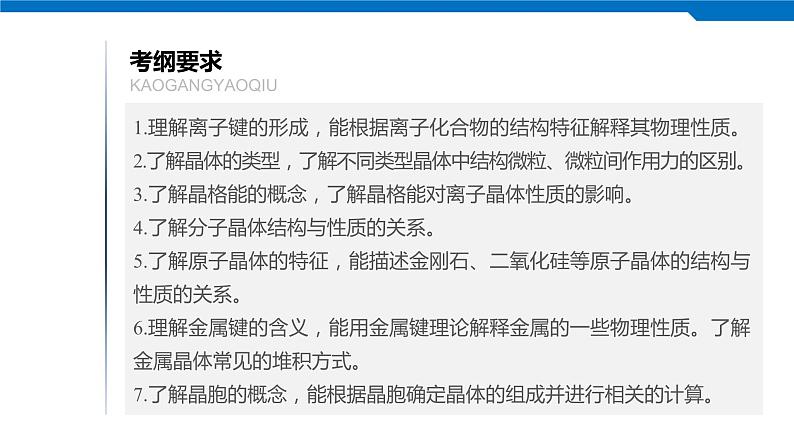 2020高考化学人教版一轮复习课件 第39讲：第十二章 物质结构与性质（选考）02