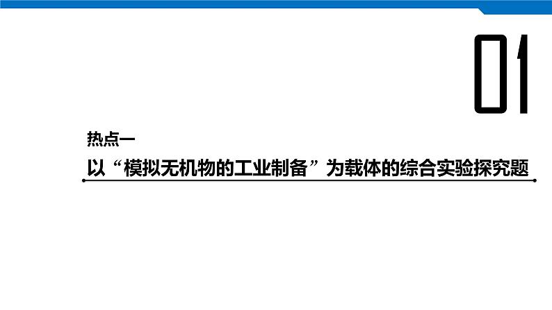 2020高考化学人教版一轮复习课件 第32讲：第十章 化学实验热点03