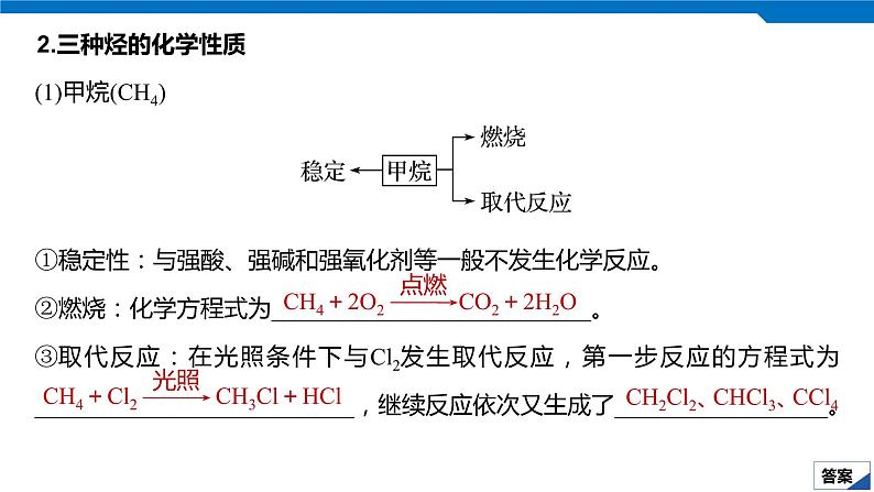 2020高考化学人教版一轮复习课件 第30讲：第九章 有机化合物第7页