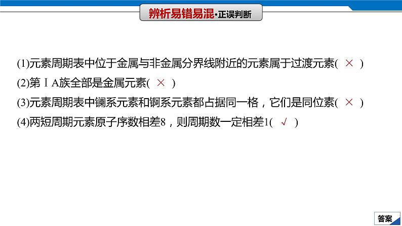 2020高考化学人教版一轮复习课件 第19讲：第五章 物质结构 元素周期律08