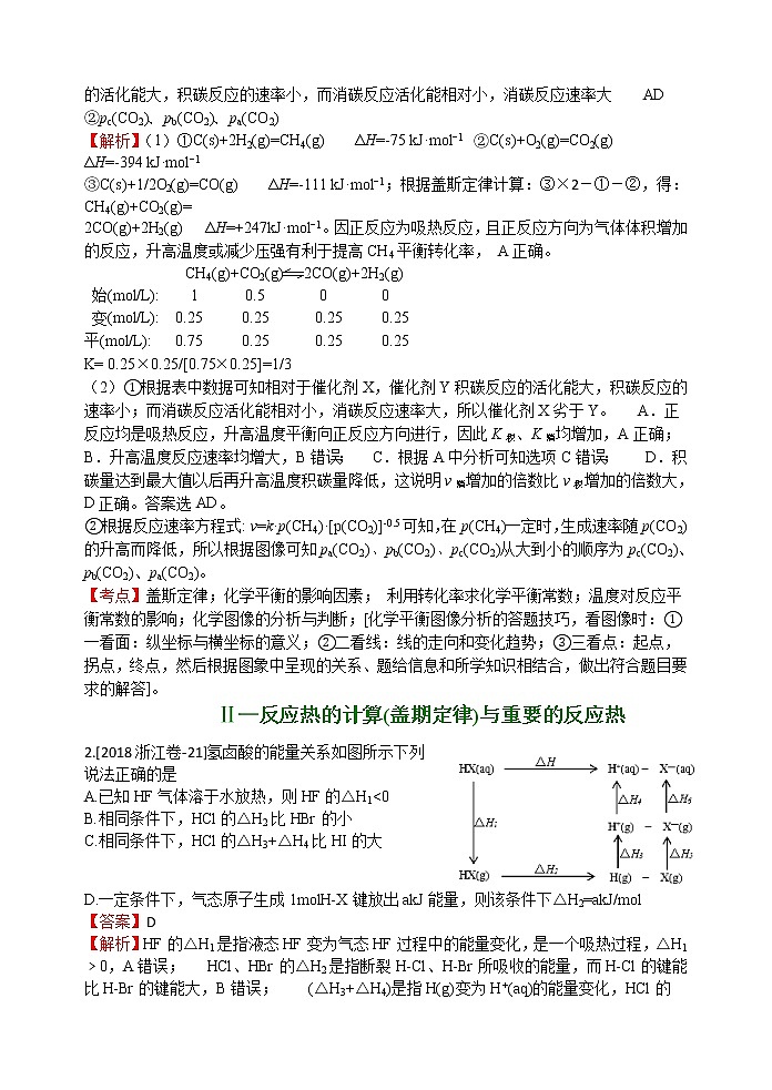 2018年高考化学真题分类汇编 专题6  化学反应与能量第2页