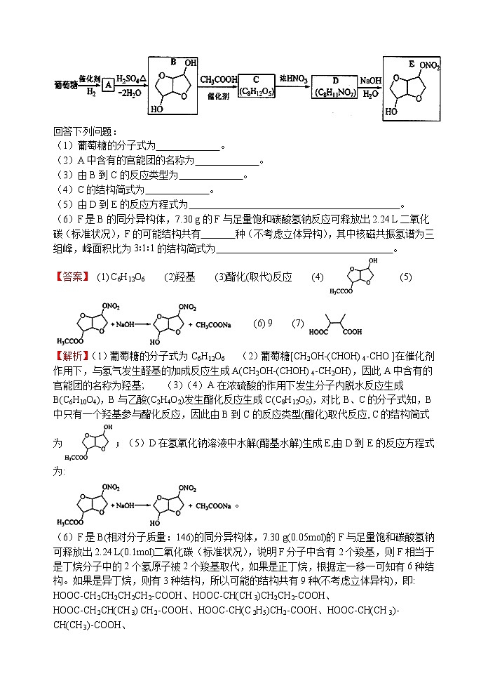 2018年高考化学真题分类汇编 专题11  糖类  蛋白质  合成材料02