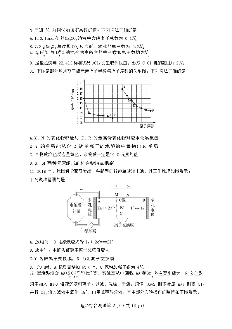 【理综】2020东北三省四市二模考试第3页