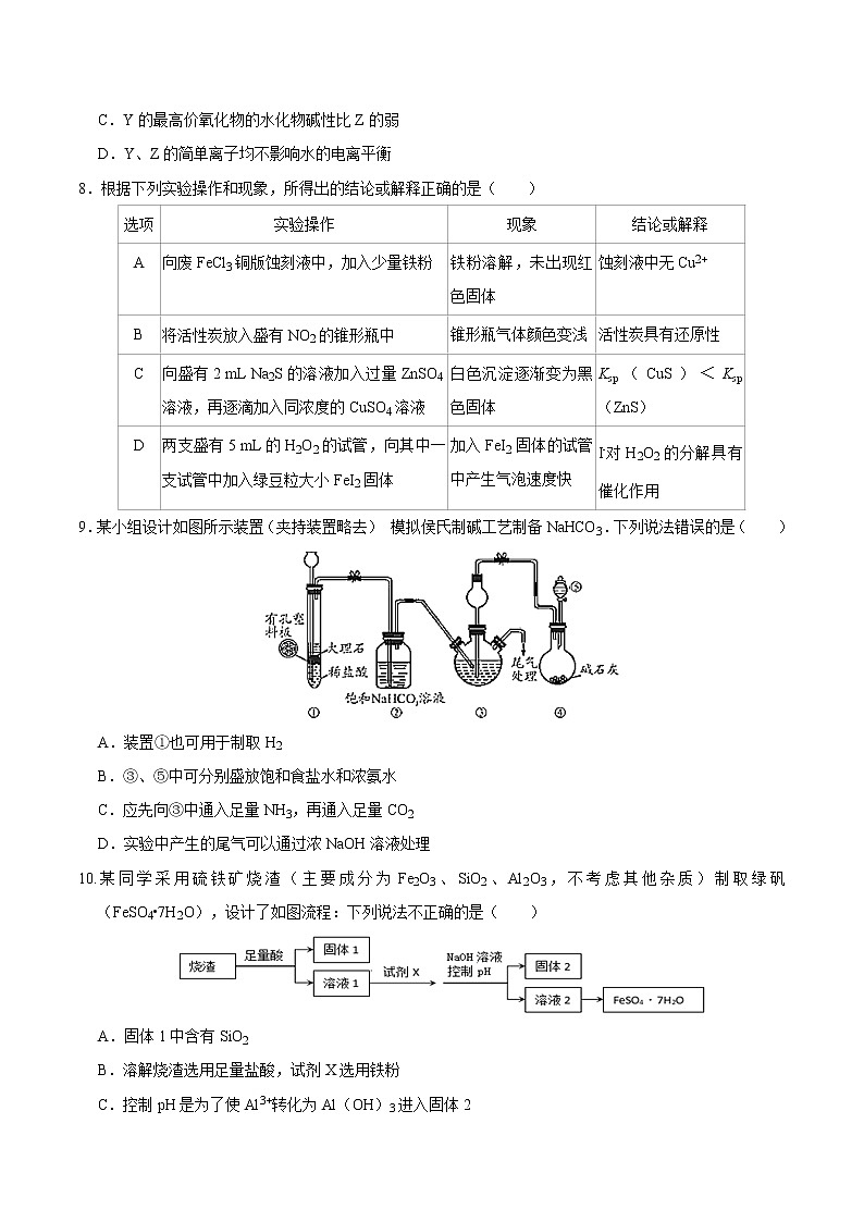 2020年山东新高考化学全真模拟卷（六）03