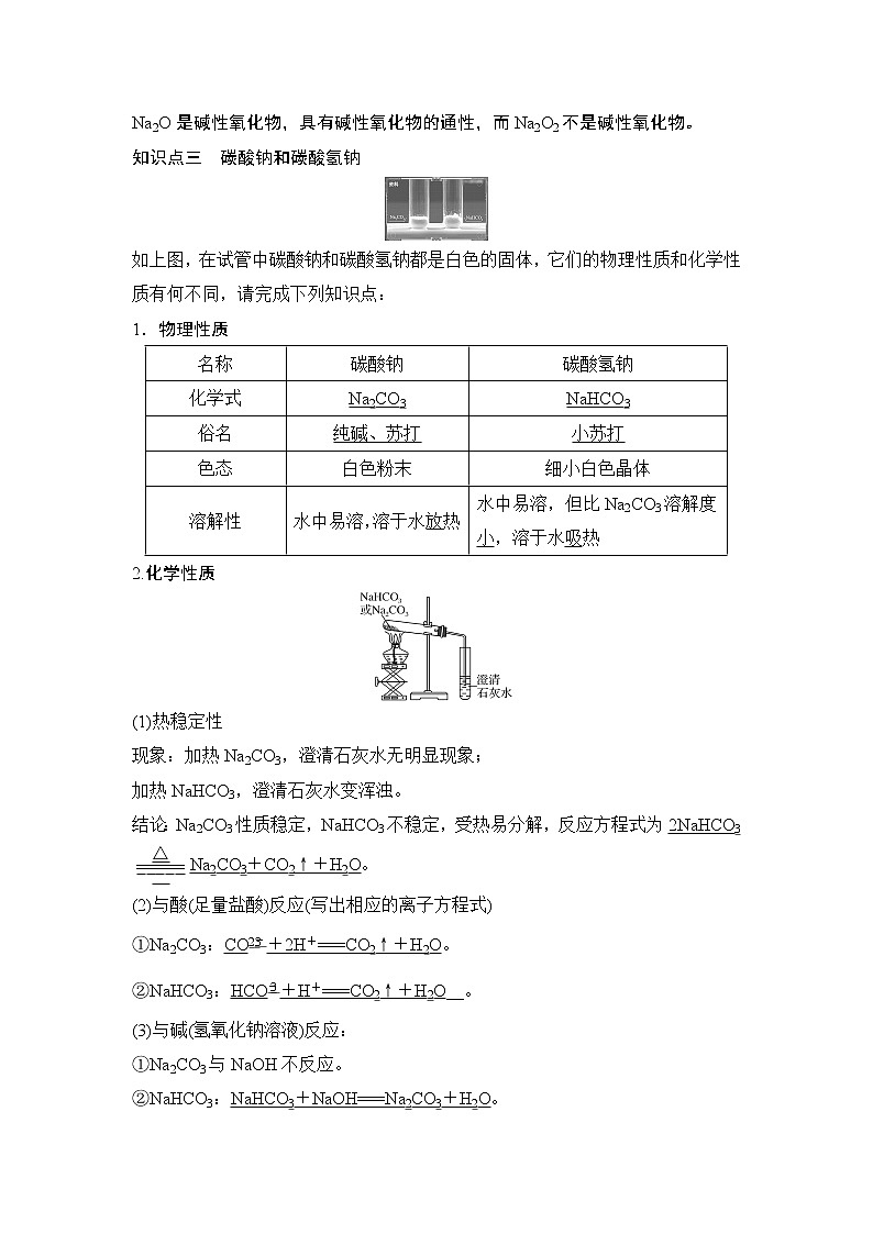第2章 第一节  钠及其化合物 教案03