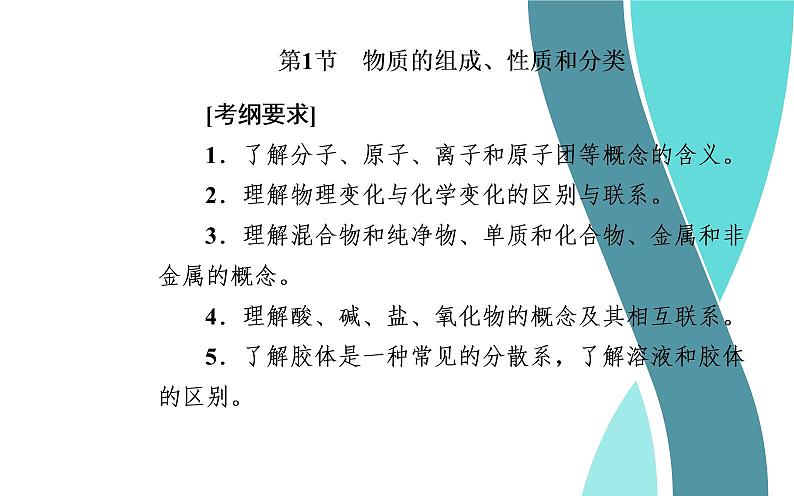 2020届高考总复习化学——第二章 第1节 物质的组成、性质和分类（课件）第2页