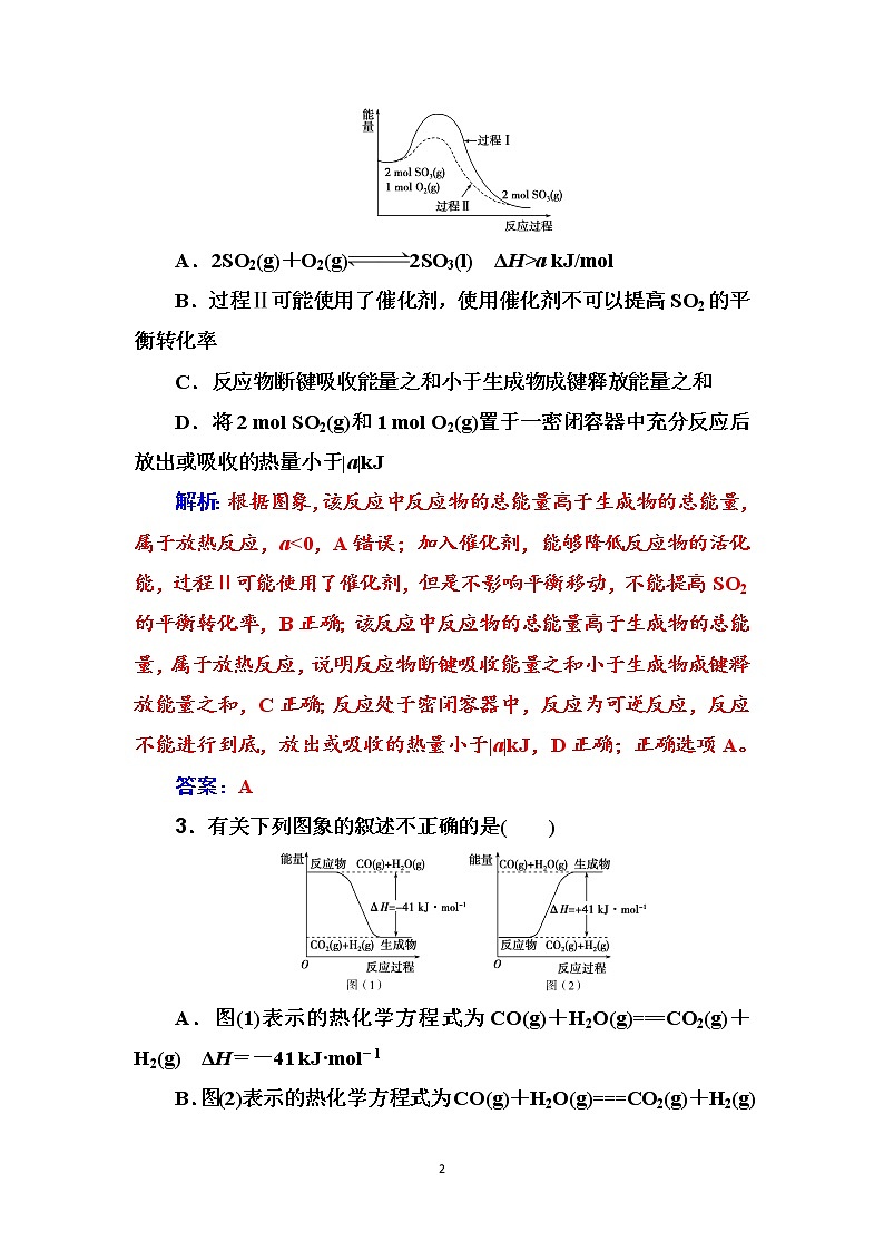 2020届高考化学总复习——第六章 课时跟踪练(十九)02