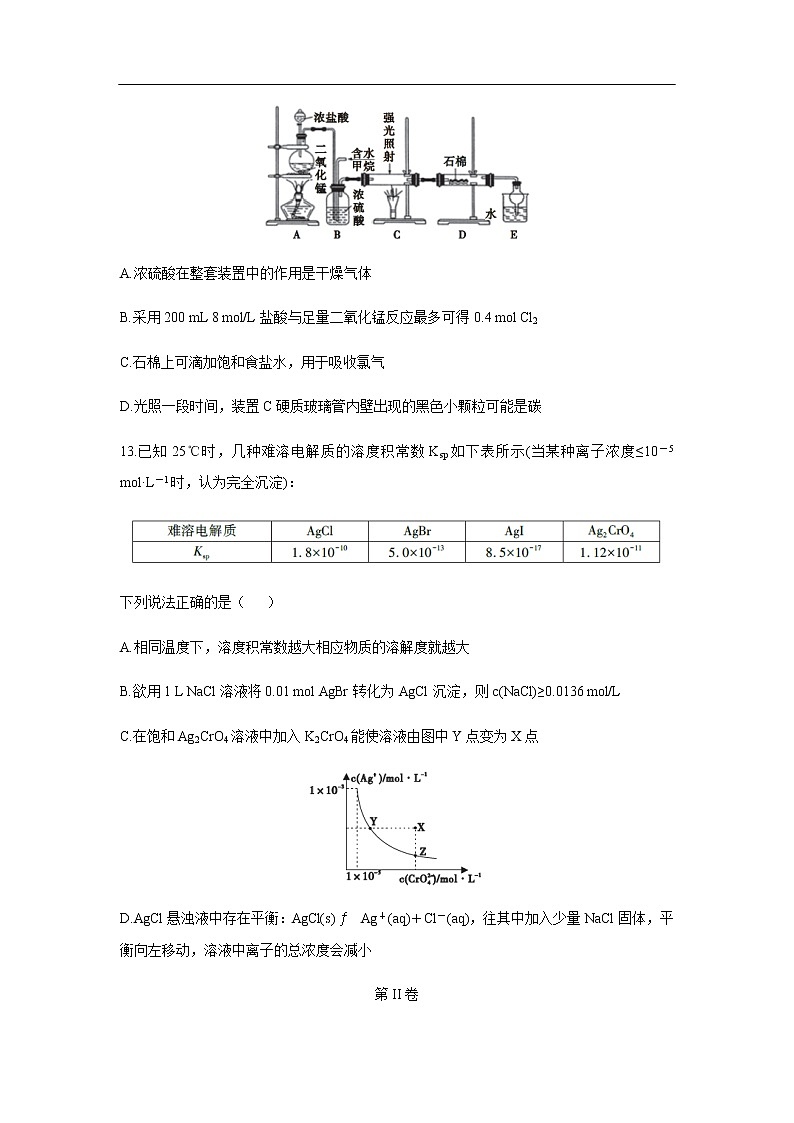 安徽省皖江名校联盟2020届高三下学期第五次联考试化学题化学03