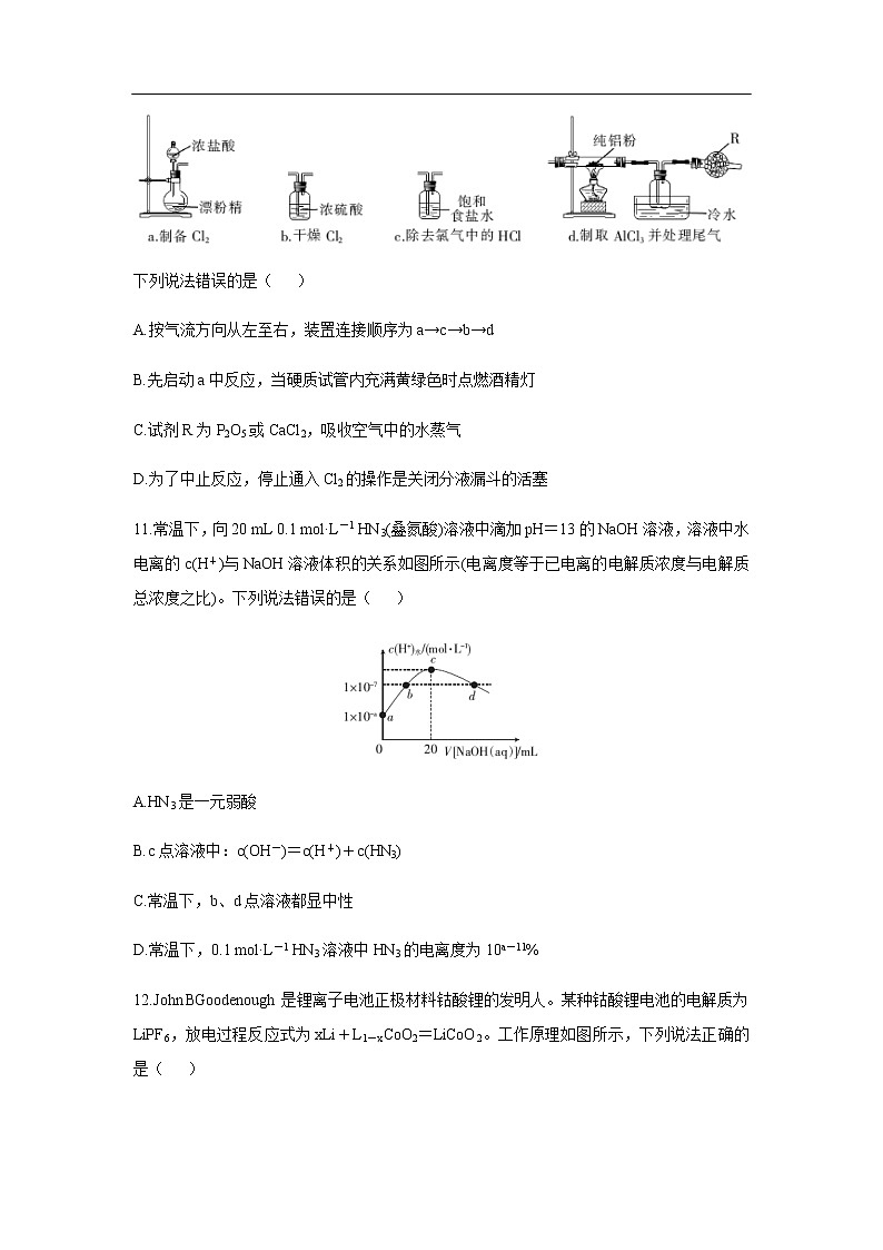 广东省深圳市2020届高三上学期第二次教学质量检测化学02