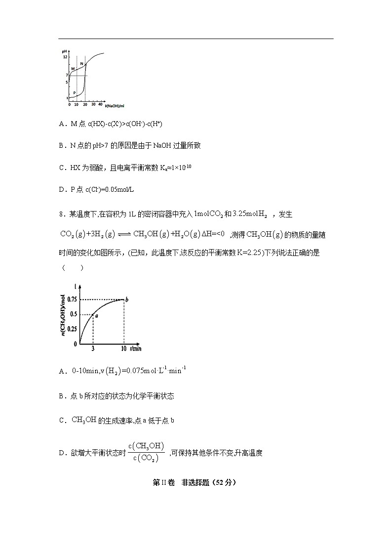 四川省宜宾市叙州区第一中学校2019-2020学年高二下学期第一次在线月考化学试化学题化学03