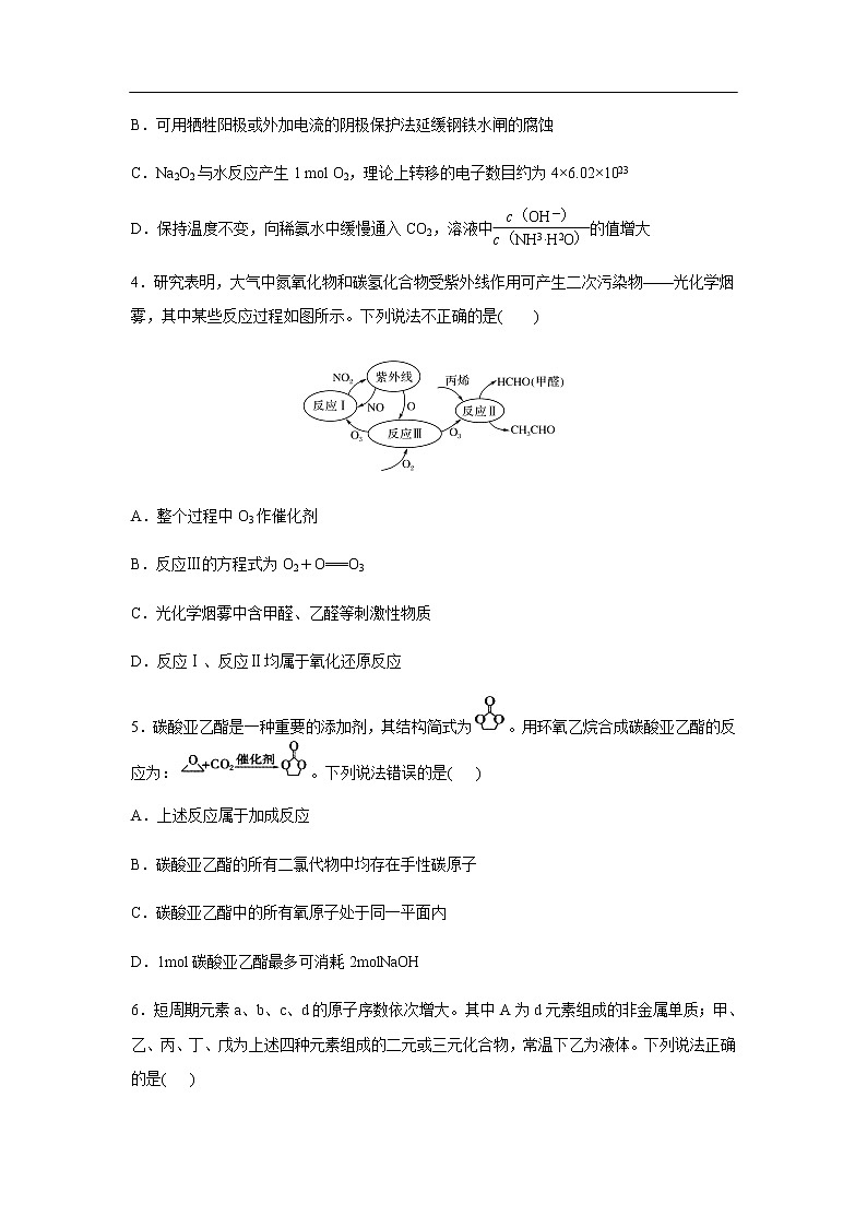山东师范大学附属中学2020届高三4月份线上模拟化学第2页