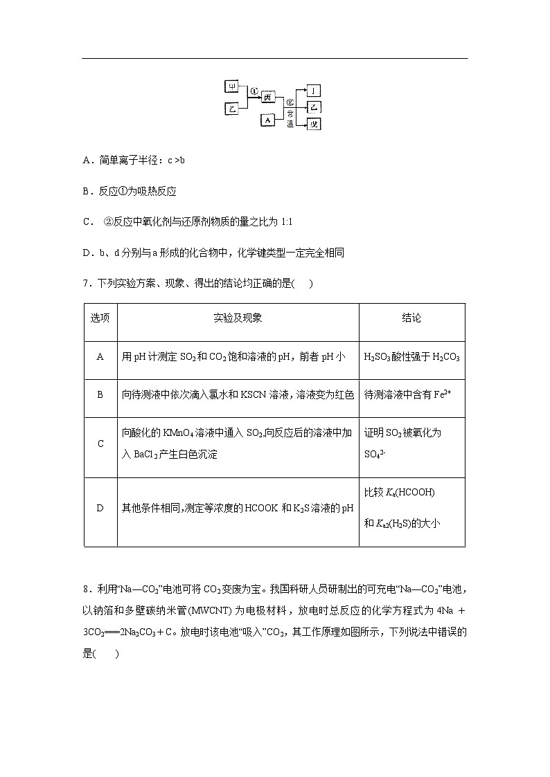 山东师范大学附属中学2020届高三4月份线上模拟化学第3页