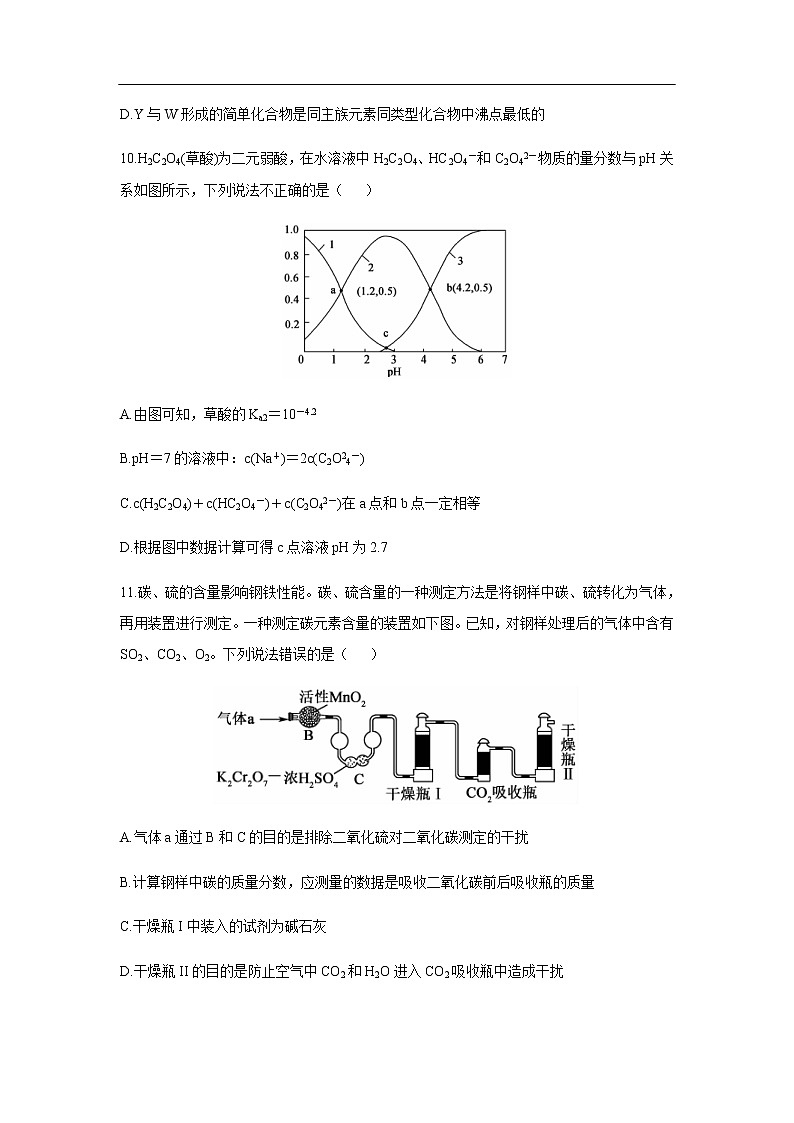 湖北省黄冈八模系列2020届高三模拟测试化学（四）02