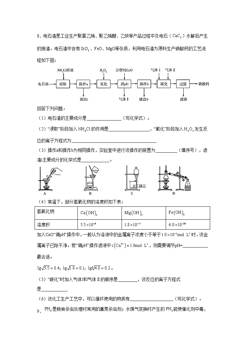 2020届高考化学模拟竞优卷 第二卷03