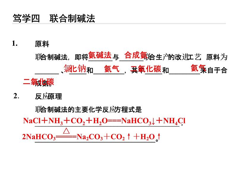 人教版化学选修二 1.3《纯碱的生产》实用课件07