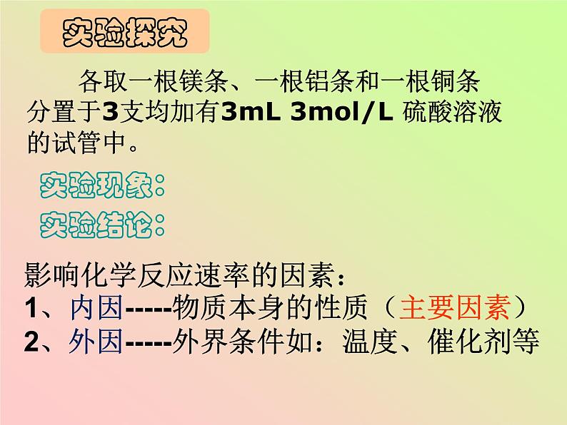 人教版 高一 化学必修二 第二章 第三节 化学反应的速率和限度 课件05