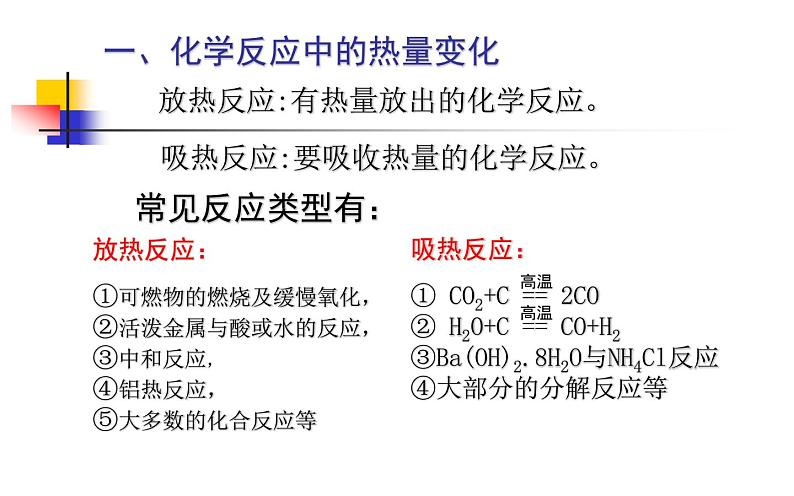 苏教版高中化学必修二 2-2 化学反应中的热量 课件06